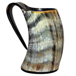 Wholesale High Quality Viking Cup Drinking Horn Tankard Authentic Medieval Inspired Drinking Mug at Wholesale Price