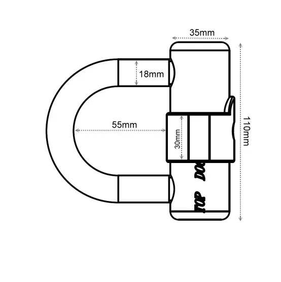 
Bike lock Alloy steel U lock anti theft for scooter bike U lock 