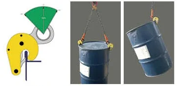 High-performance Metal steel industrial oil drum Vertical lifting clamp(TDL)/lifting clamp for oil drum