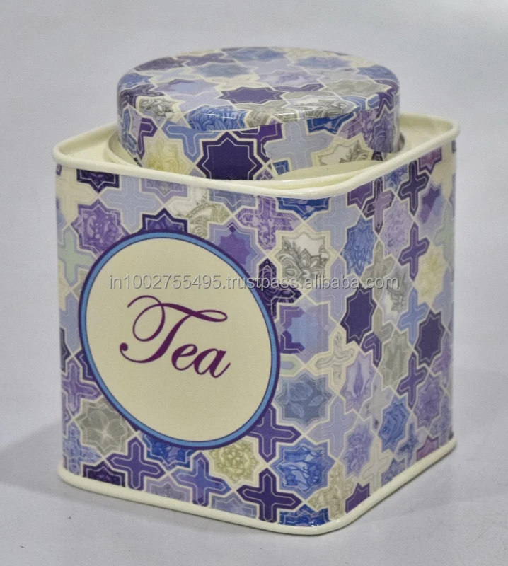 Чайная коробка Классическая квадратная банка для чая, кофе, сахара, набор экологически чистых металлических контейнеров для хранения розового золота из нержавеющей стали в стиле