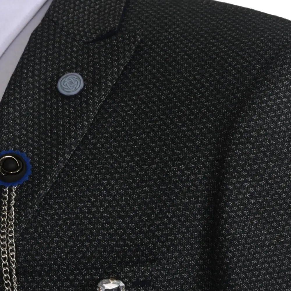 Luxury Elegant hot Sale High Quality Slim Fit Jacket direct manufacturer Gentleman Two Button Business Blazer Jacket for Men