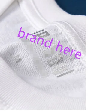 pure combed cotton personalised tee shirts with custom embroidered logo screen printing t shirt