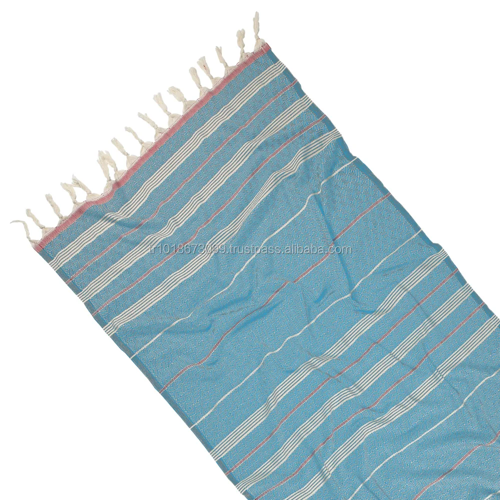 Турецкие полотенца Eti для пляжа оптом-40x70 дюймов-бирюзовые красные кухонные 100% хлопка турецкого производства