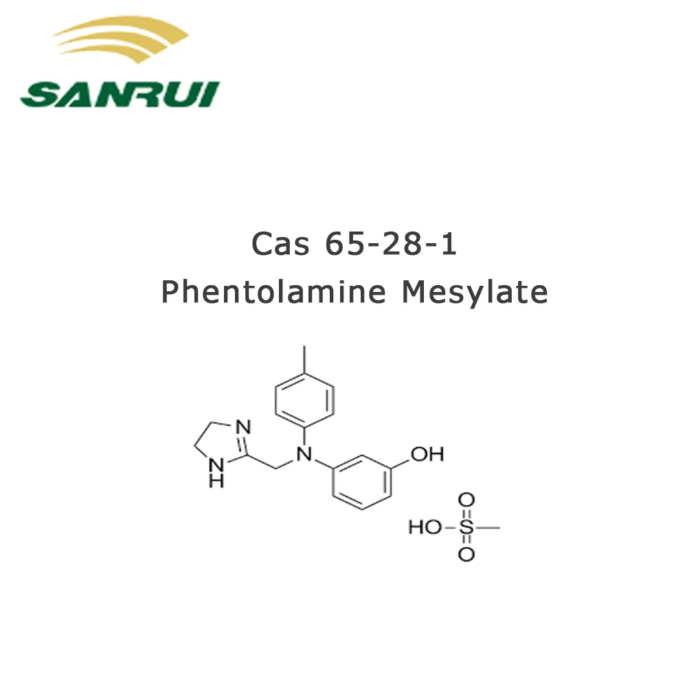 
Cas 65-28-1 Phentolamine Mesylate, High Purity Phentolamine Mesylate USP grade 