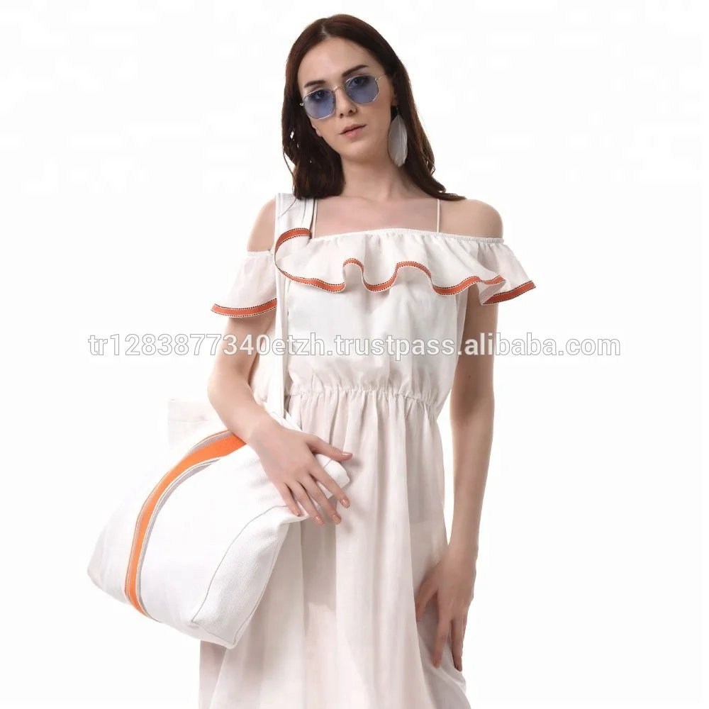 Wholesale Customisable Women Cotton Shoulder Bag