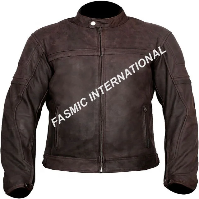 Motorbike Racing Leather Jacket Premium Leather Garments for Riders