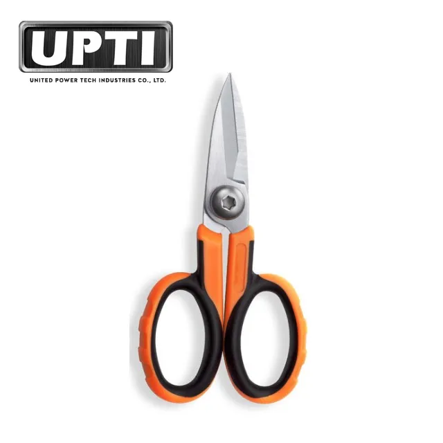 Высококачественный волоконно-оптический кевларовый резак 5 1/2 дюйма, изготовленный в Тайване, ножницы для ткани кевларовым (с выключателем)