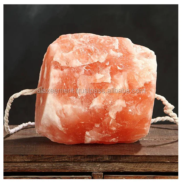 Himlayan Animal Licking Salt With Rope Organic Stone For Cattle & Dairy Animals for Health & Nutrition with Trace Minerals