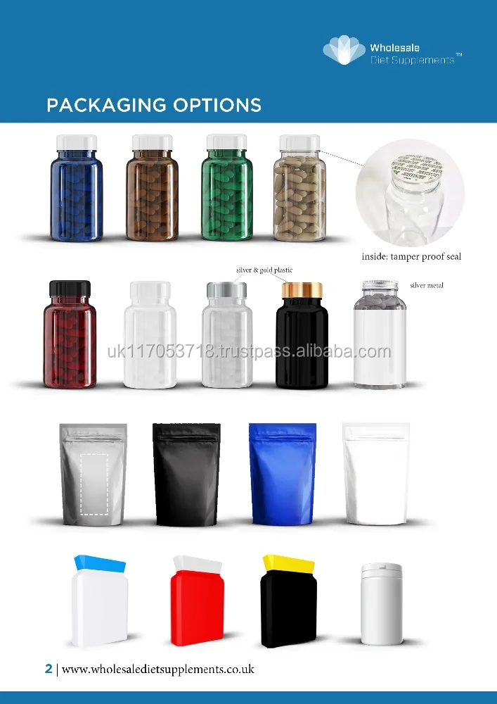 
Weightloss Fibre Konjac Glucomannan Food Supplements Premium Bottle - Labelling Available - Wholesale Diet Supplements 