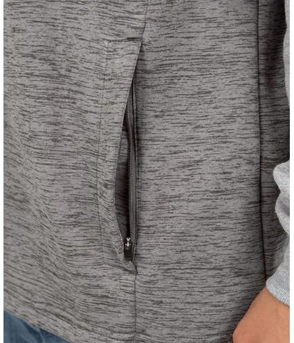 Mens custom plain black 100 spun soft polyester fleece with non-pill finish on surface fleece vest