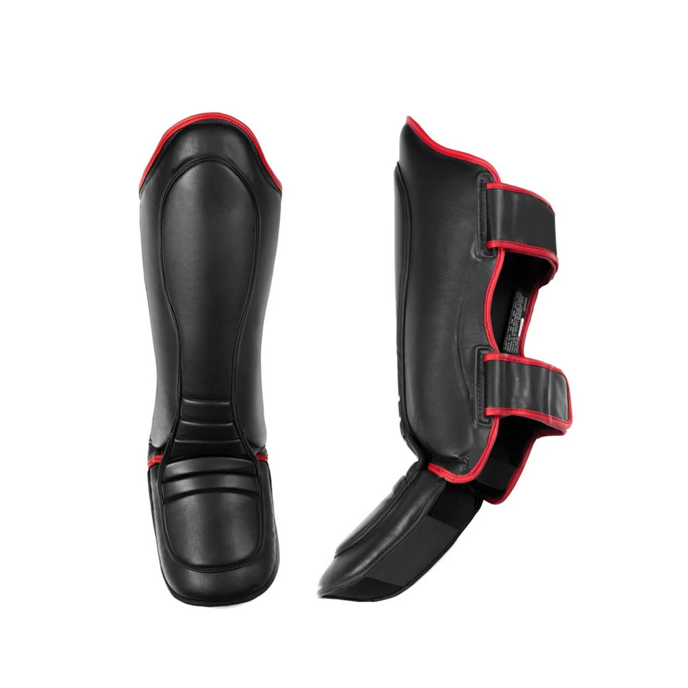 
2021 Wholesale Breathable Kick Boxing Shin Guards High Quality Custom Unisex Sports Protection Sublimation Soccer Shin Guards 