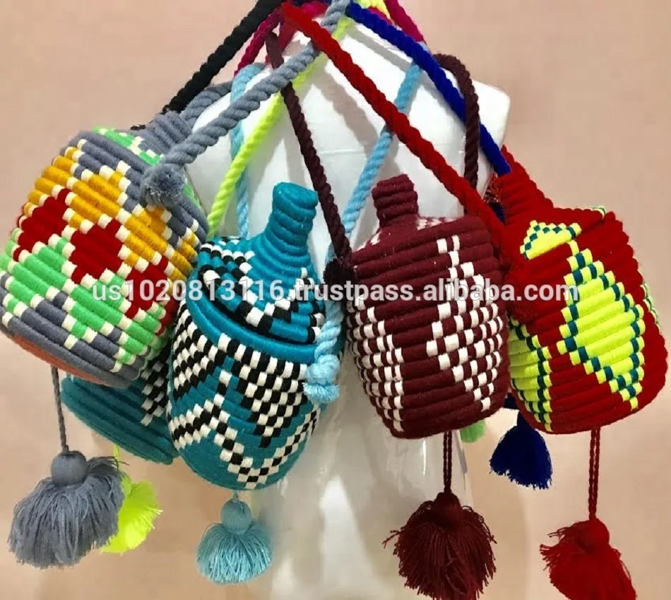 Beautiful Handmade Decorative Straw Berber Baskets