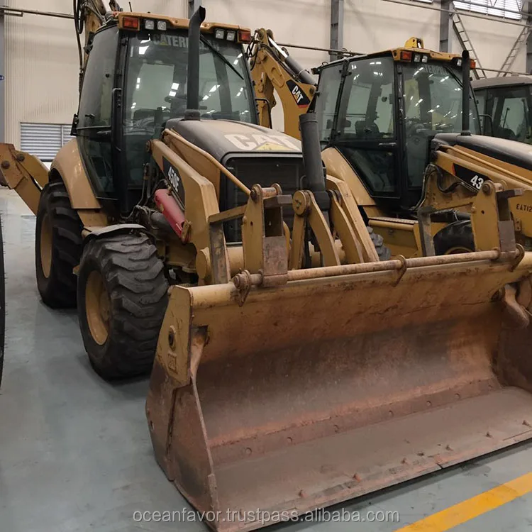used backhoe loader caterpillar 450E for sale, CAT 450E backhoe loader