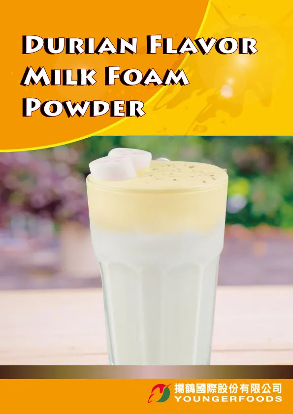 Fruity Rich Aroma Durian Flavor Foaming Powder