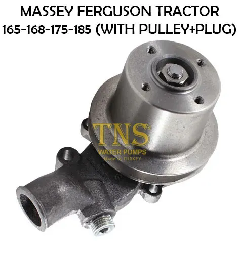 
WATER PUMP FOR MASSEY FERGUSON TRACTOR 165-168-175-185 (WITH PULLEY+ PLUG) 