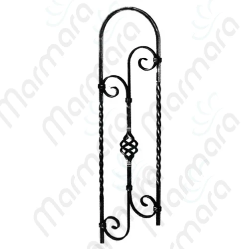 Factory Hot Sale High Quality Twisted Baluster Cheap Wholesale Indoor Wrought Iron Turkish Made Stair Component