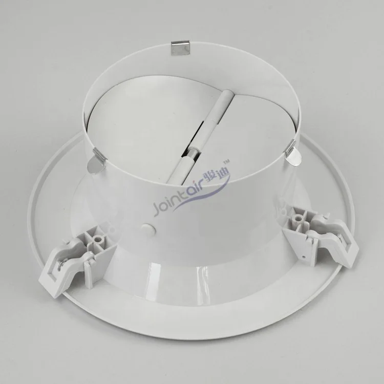 Good Quality Direct Flow ABS Round Downjet Air diffusers With Butterfly Damper