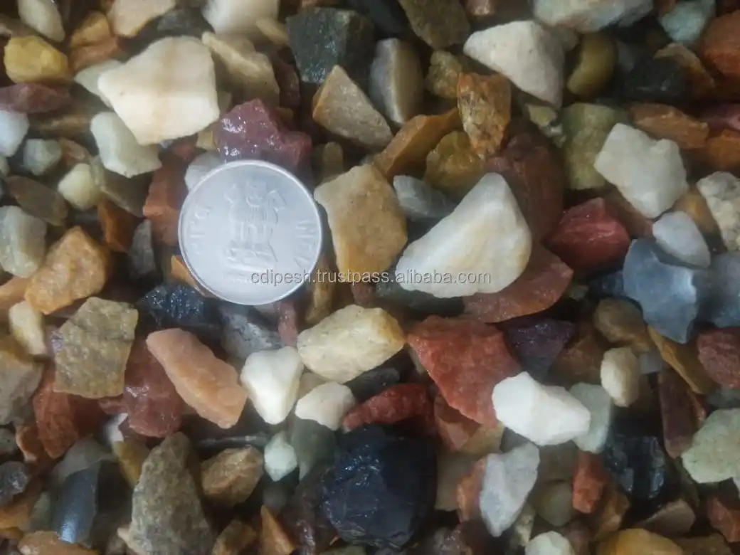 cheap price natural mix color gravel or chips or aggregate wholesaler