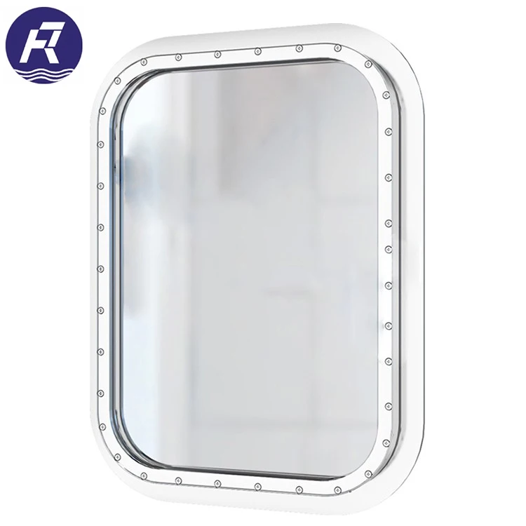 Super quality fixed boat marine aluminum Customized front windshield window