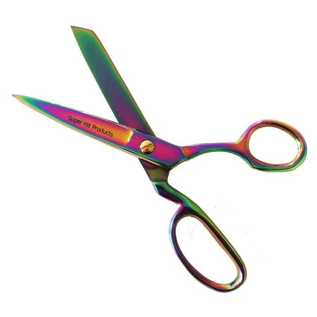 rainbow color tailor scissors