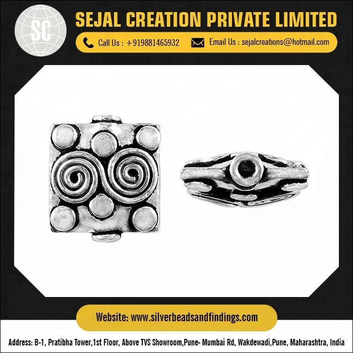 High Quality Sterling Silver Beads B103 at Wholesale Price