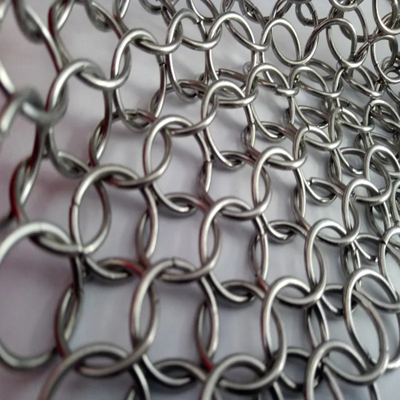 
Hotel Decorative Metal Mesh Drapery/Chain Mail Ring Mesh Curtain 