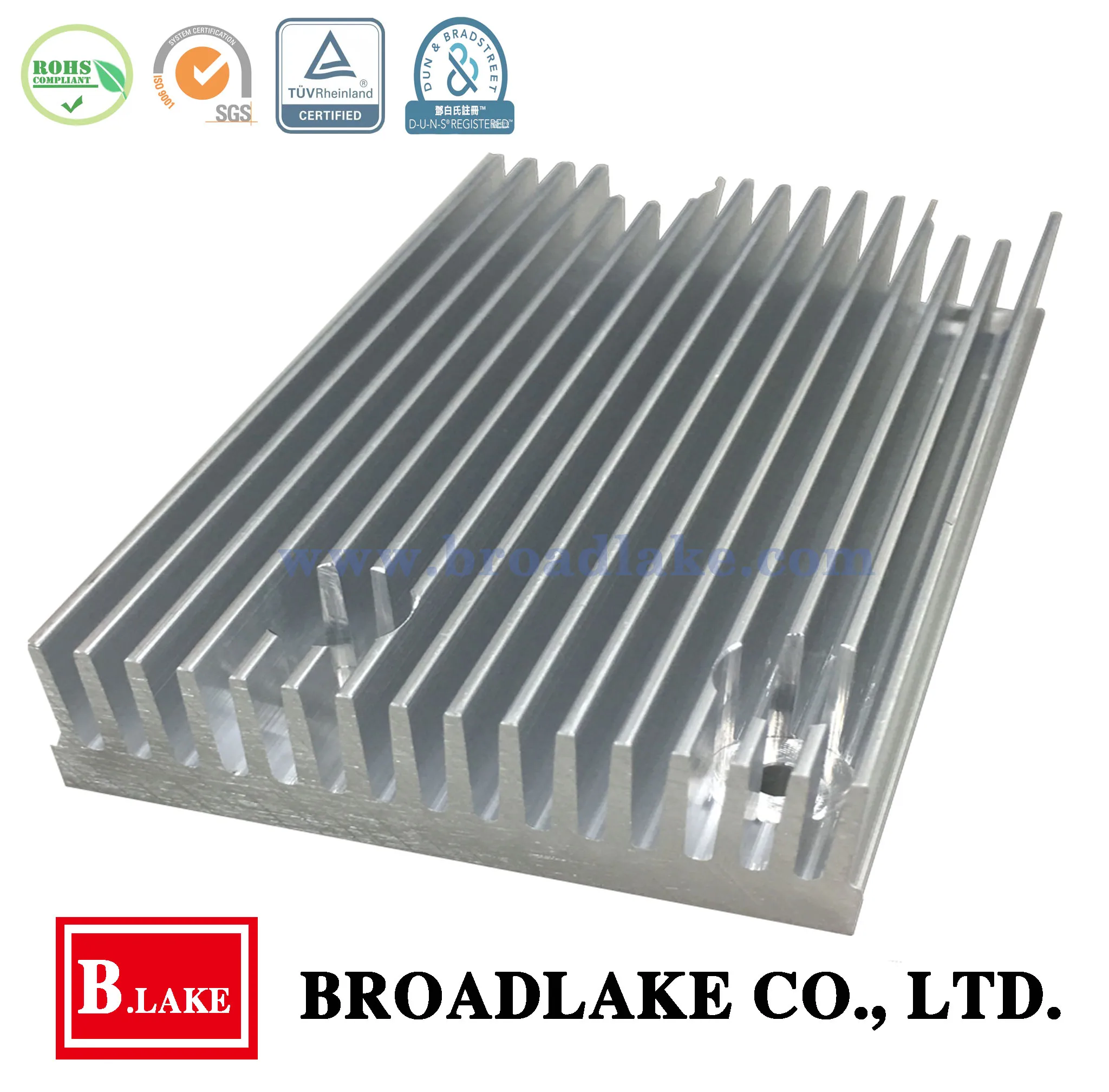 Factory price 6063T5 led aluminum extrusion heat sink