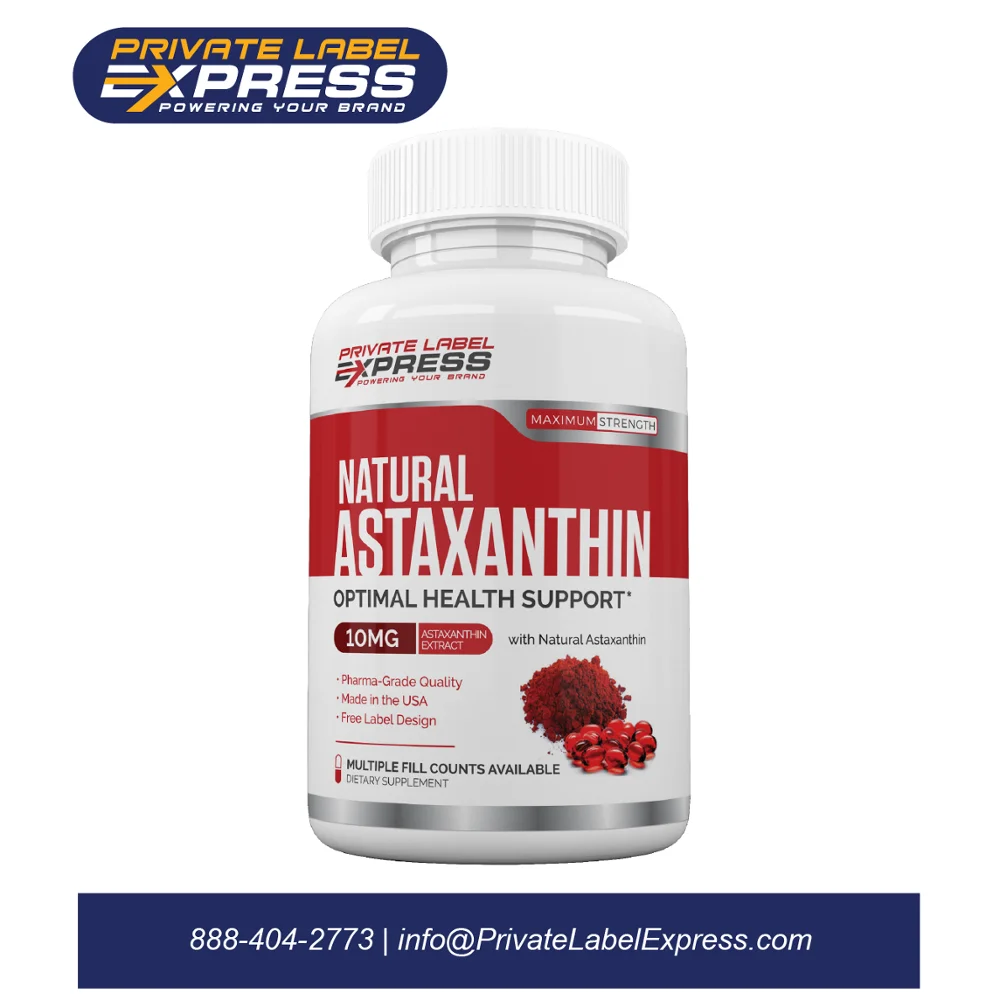 
Astaxanthin 10mg, 60 ct - Softgel 