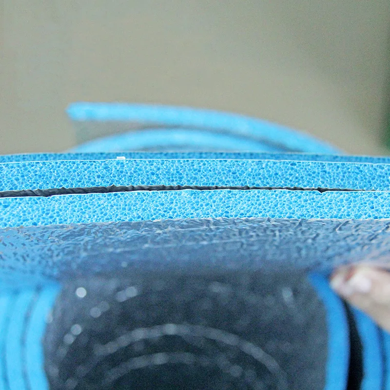 Pink PE polymer polyethylene xpe foam with al foil cross linked thermal reflective insulation roll