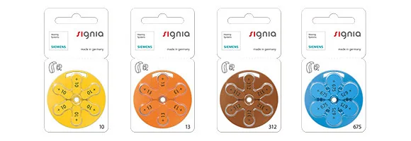signia mercury free zinc air A 675 Hearing Aid Batteries 1.45V Germany made signia zinc air mercury hearing aid battery