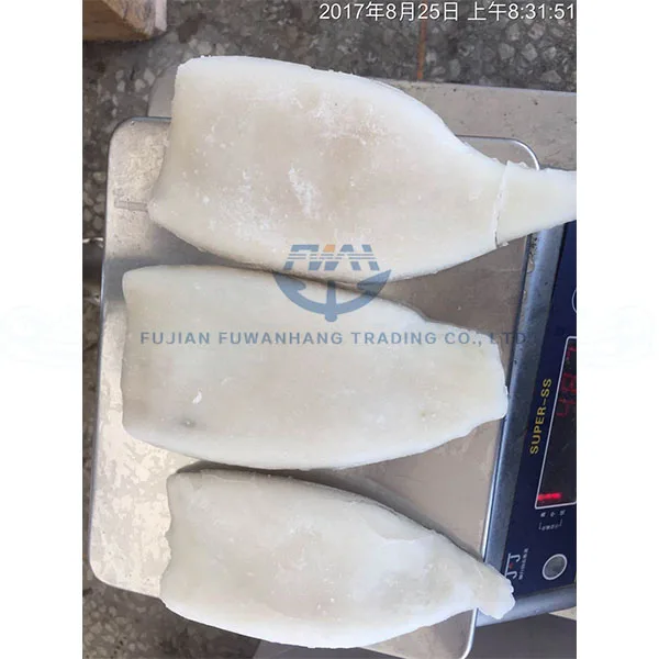 Frozen squid tube with 40% glazing factory price