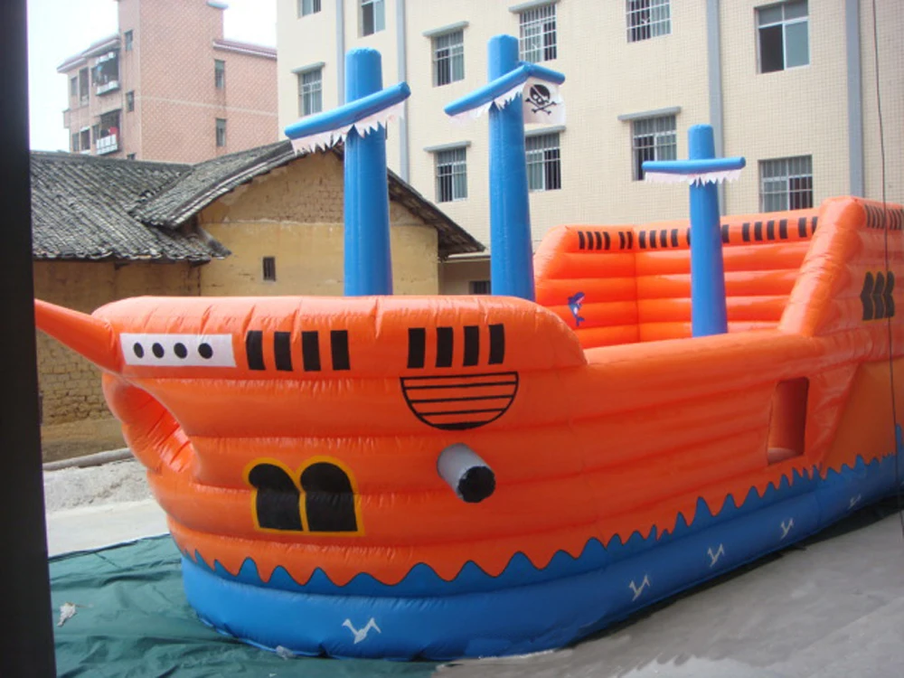 Outdoor inflatable amusement fun city corsair inflatable fun city for kids