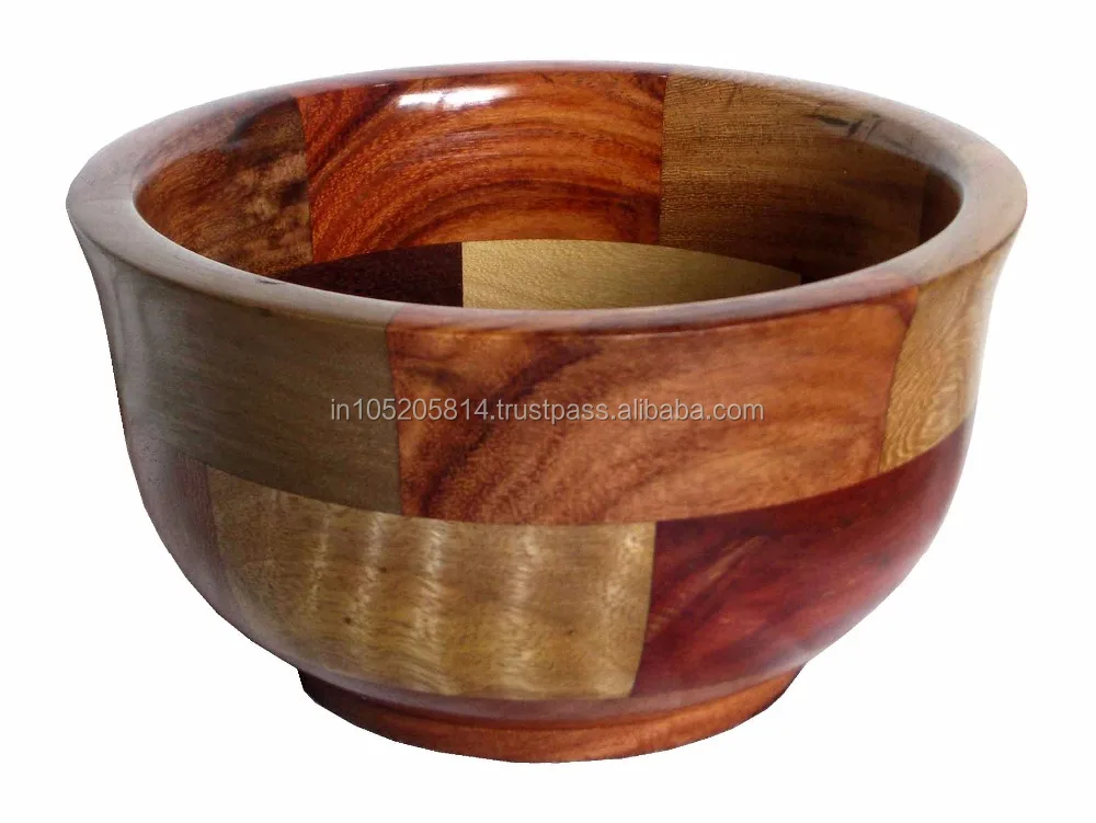 Natural Wooden Bowls Noodles Bowls Salad Dishes Rice Bowls Food Storage Containers Tableware And Household Kitchen