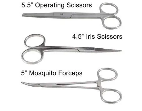 22 Pcs Advanced Dissecting Kit for Anatomy and Biology Medical Students with Scalpel Knife Handle Stainless Steel Mahersi