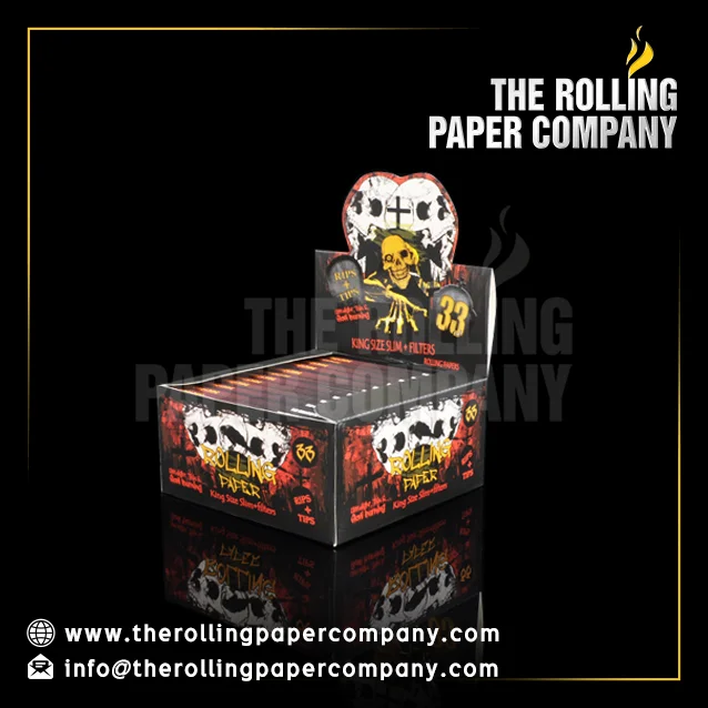 
14 GSM King Size Rolling Paper for Smoking with Perforated Filters 