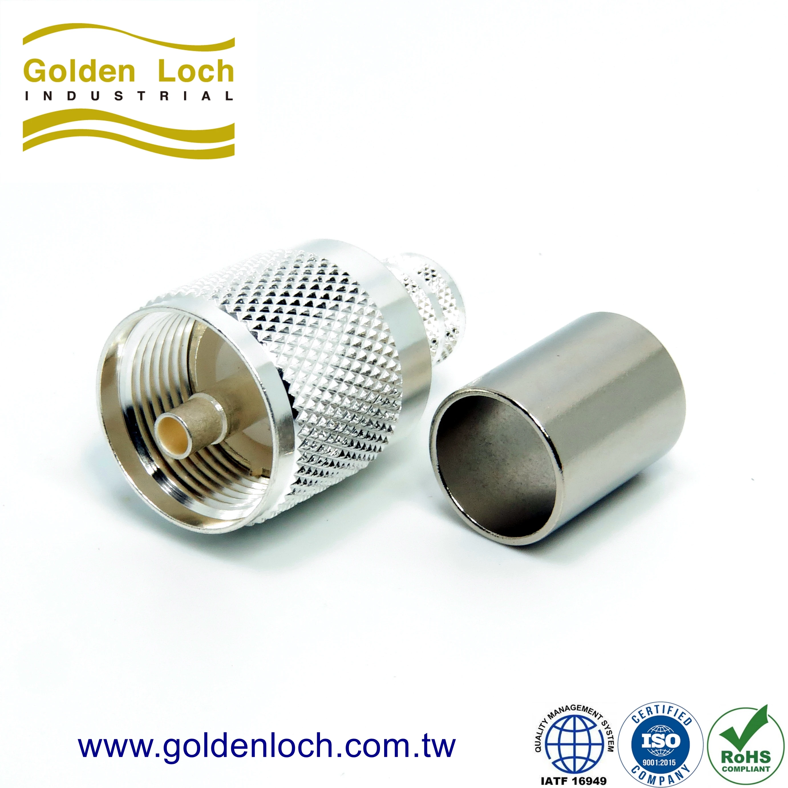 
UHF Connector Crimp Plug for LMR400 