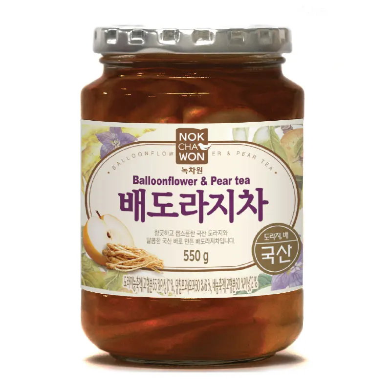 Brand New model food and beverage honey flavor tea made in KOREA Balloon flower root & Pear tea healthy tea