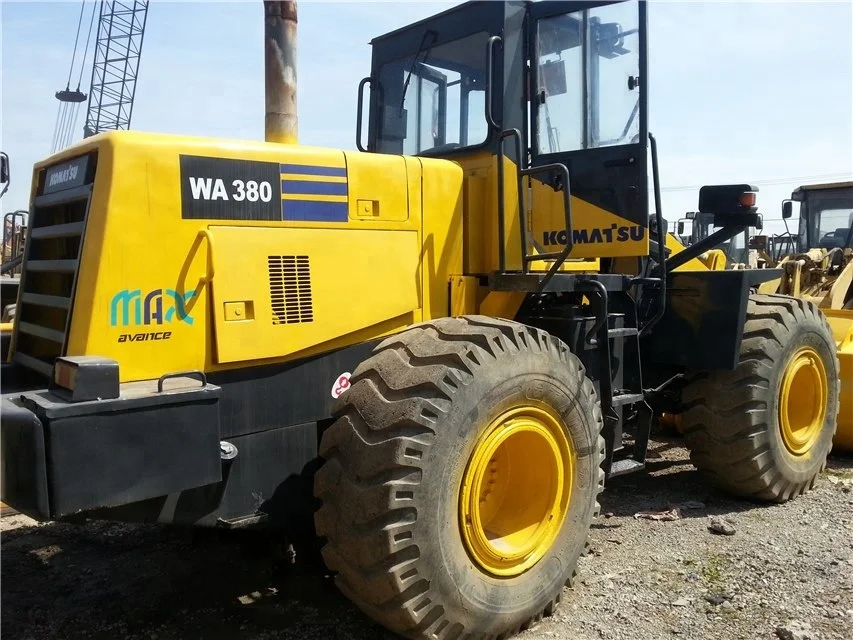SELL BEST WA380 Used wheel loader WA380-3 SECOND HAND KOMATSU ENGINE