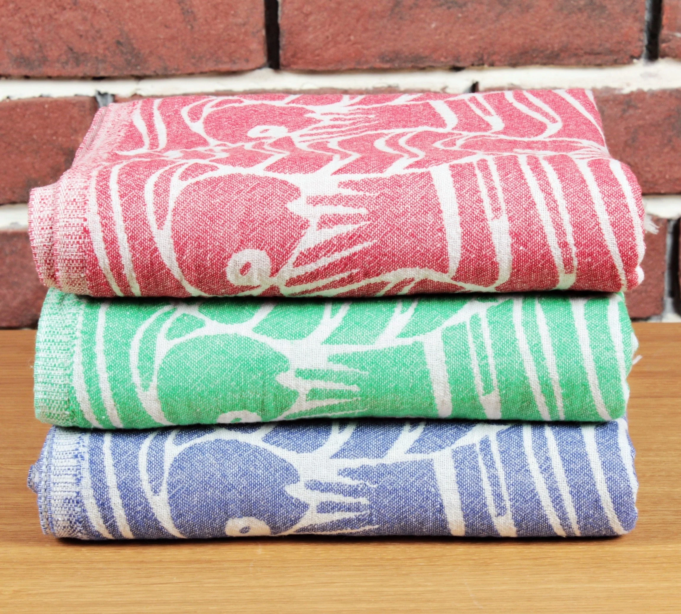 High Quality Best Price Turkish Cotton Custom Fish Pattern Peshtemal Beach Fouta Turkish Towel