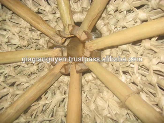 Thatch umbrella, Seagrass umbrella, Palm Leaf Umbrella furniture, garniture, handmade, from VN - MS Ngoc