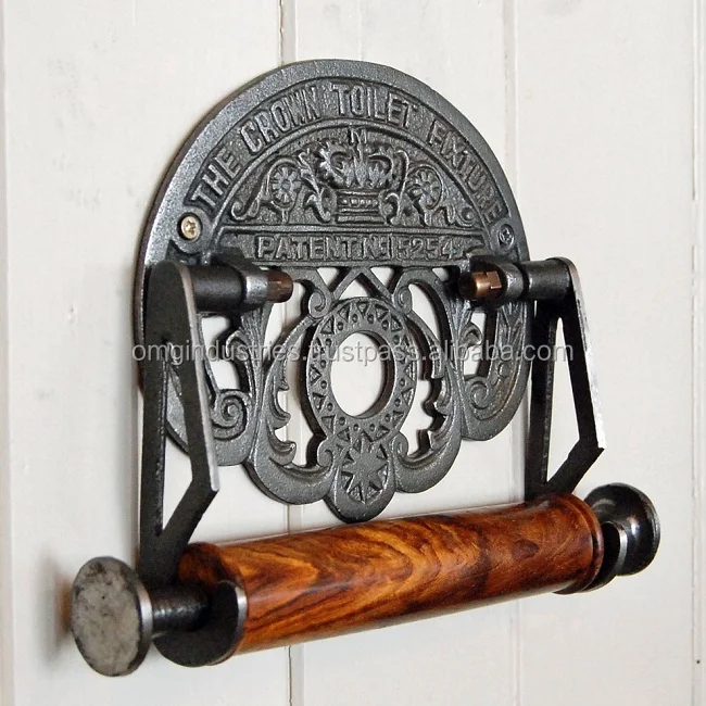 Cast Iron Toilet Roll Paper Holder