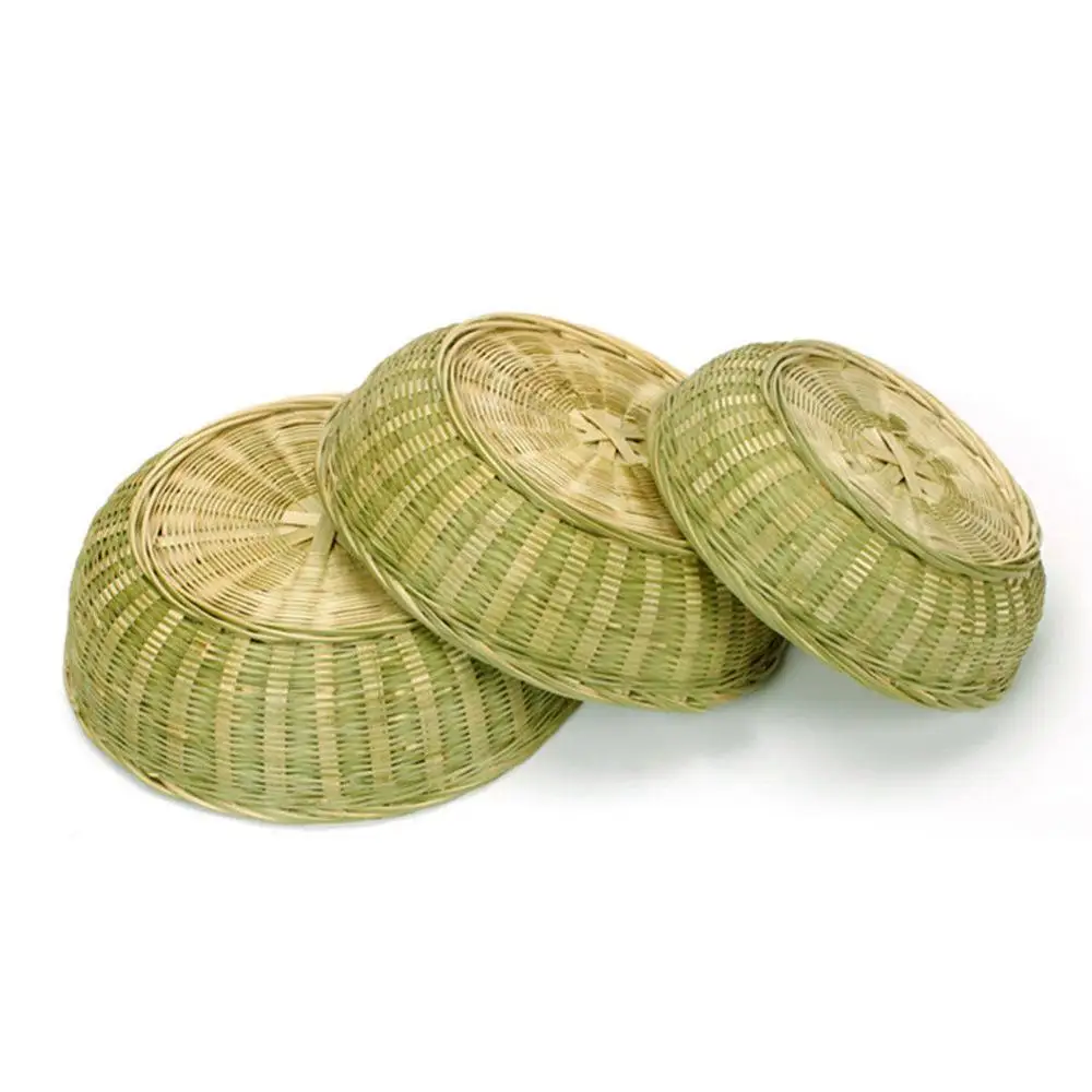 
Natural Bamboo Basket Food Fruit Snacks Craft Container Storage Exquisite Basket 