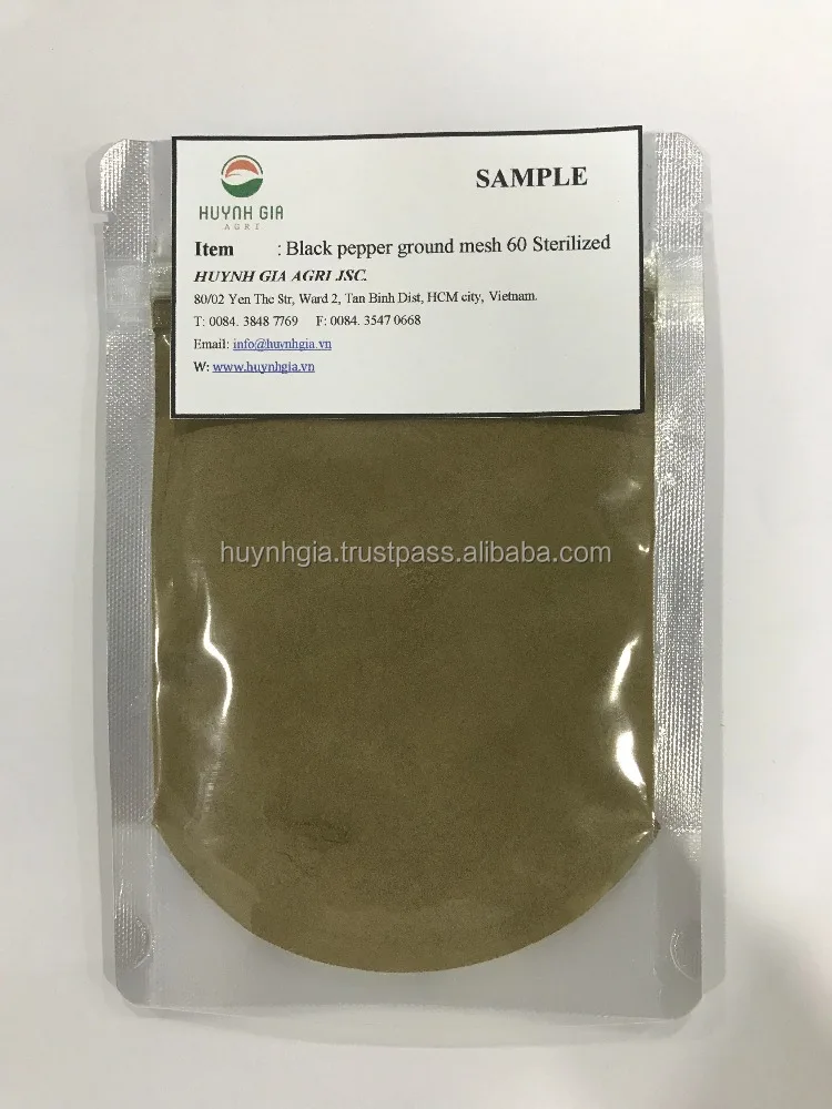 Vietnam Manufactured Spices And Ingredients Export Natural Black Pepper Powder For Food Cooking Seasoning