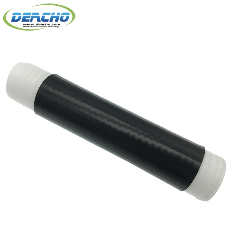 Cold shrink connector sealing kit for 1/2 jumper to device connector, weatherproofing solution for cell site, similar 3M 98-KC11