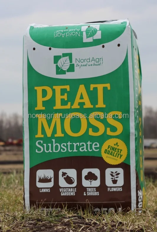 Plant Blocking peat moss substrate