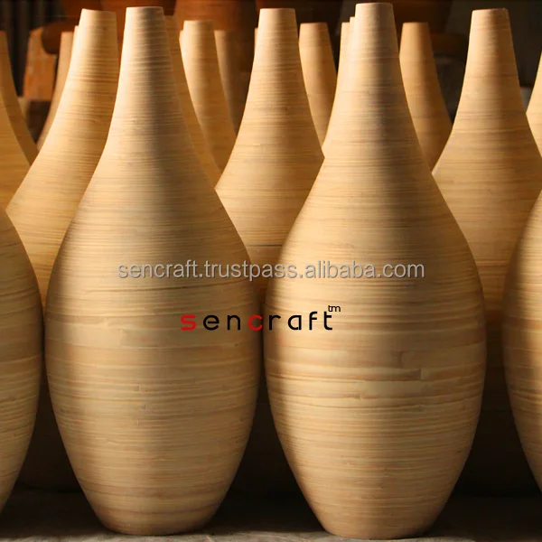 
bamboo vase, lacquer vase 