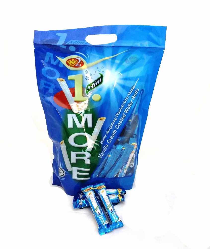 Win2 Mini 1. More Vanilla Coated Wafer Rolls 360g