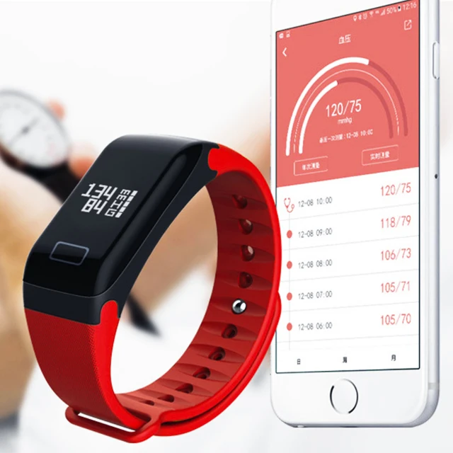 Shenzhen Smartbracelet Heart Rate Monitor Blood pressure Watch fitness tracker smart watch for men and women  UUTEK F1