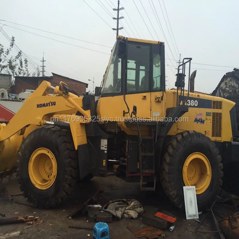 Used Japan komatsu WA380 wheel loader , Komatsu front end loader made in Japan