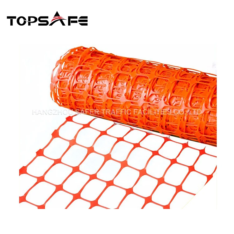 Durable HDPE Plastic Orange Safety Barrier Fence for Road Construction